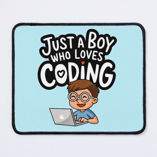 Item preview, Just a Boy Who Loves Coding designed and sold by Artyx_Design.