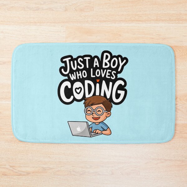 Item preview, Just a Boy Who Loves Coding designed and sold by Artyx_Design.