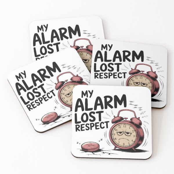 Item preview, Funny Sleep T-Shirt – My Alarm Lost Respect – Lazy Humor Gift for Night Owls & Late Risers designed and sold by Glow Wind ⭐⭐⭐⭐⭐.