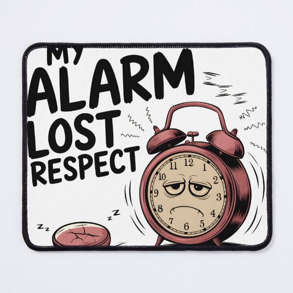 Item preview, Funny Sleep T-Shirt – My Alarm Lost Respect – Lazy Humor Gift for Night Owls & Late Risers designed and sold by Glow Wind ⭐⭐⭐⭐⭐.