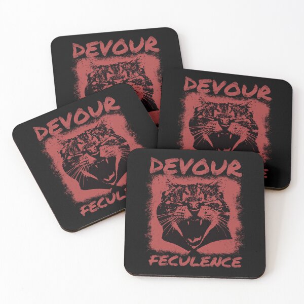 Item preview, Devour Feculence. angry cat. designed and sold by EunsooLee.