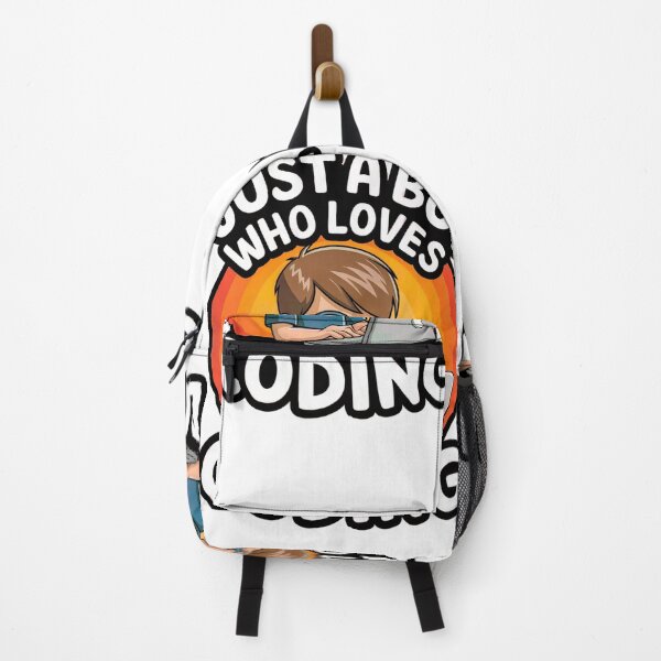 Item preview, Just a Boy Who Loves Coding GP designed and sold by Artyx_Design.