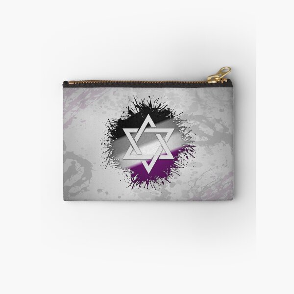 Artikelvorschau, Farbspritzer Asexual Pride Davidstern-Symbol entworfen und verkauft von LiveLoudGraphic.