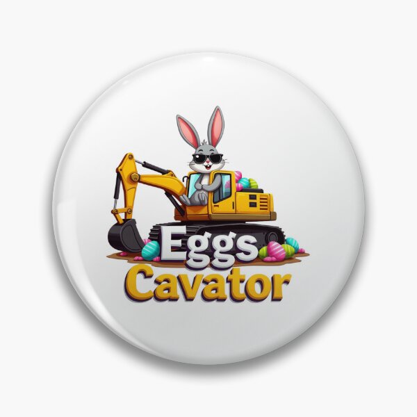 Item preview, Funny Easter EggsCavator Bunny Construction Truck designed and sold by haitrieuic96.