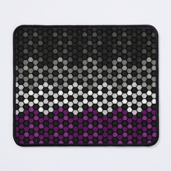 Item preview, Seamless Football Pattern in Asexual Pride Flag Colors designed and sold by LiveLoudGraphic.