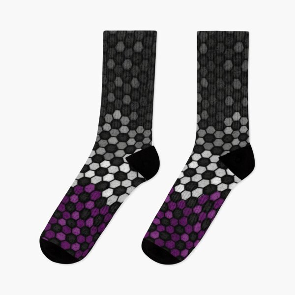 Item preview, Seamless Football Pattern in Asexual Pride Flag Colors designed and sold by LiveLoudGraphic.