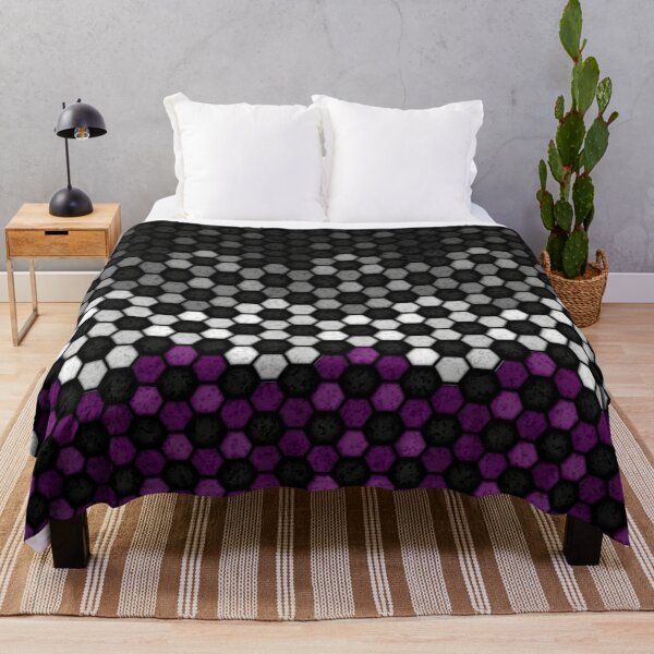 Item preview, Seamless Football Pattern in Asexual Pride Flag Colors designed and sold by LiveLoudGraphic.