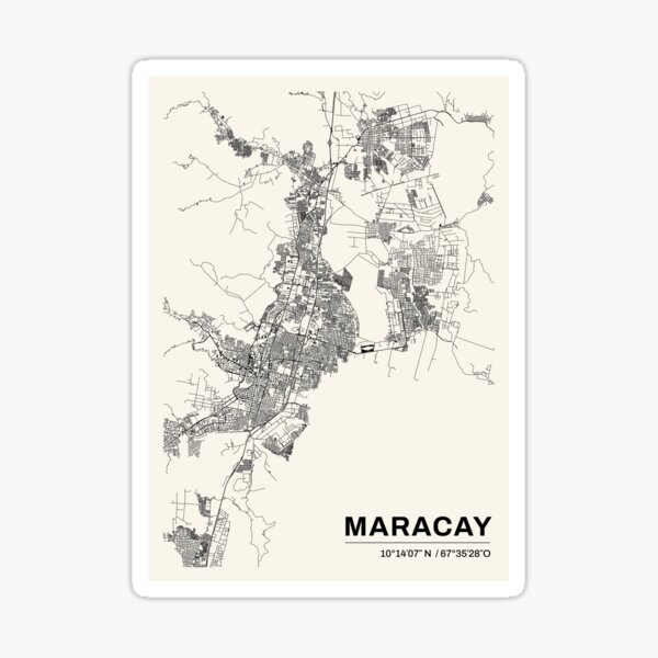 Artikel-Vorschau von Dekorative Karte der Stadt Maracay in Venezuela, designt und verkauft von DavidRagone.