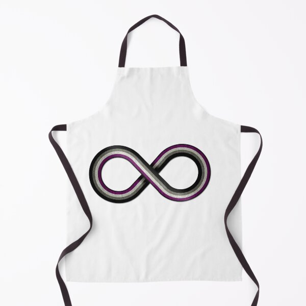 Item preview, Large Infinity Vector Symbol Striped with Asexual Pride Flag designed and sold by LiveLoudGraphic.