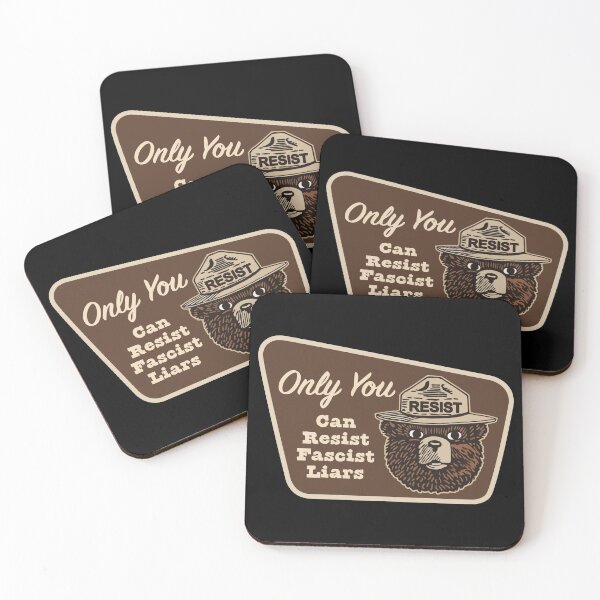 Item preview, Smokey Says - Only You Can RESIST Fascist Liars! designed and sold by Thelittlelord.