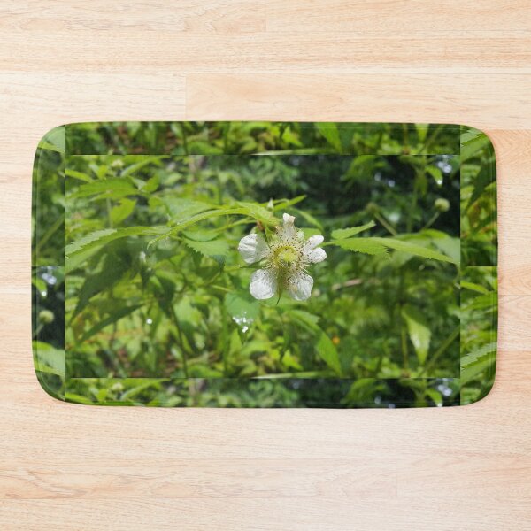 Item preview, Goldenrod spider on Rubus rosifolius flower designed and sold by Yusuf-Design.