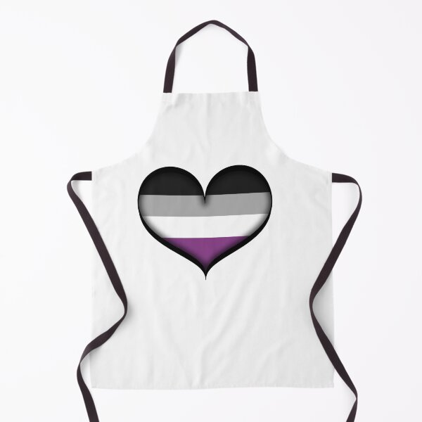 Item preview, Large Vector Heart in Asexual Pride Flag Colors designed and sold by LiveLoudGraphic.