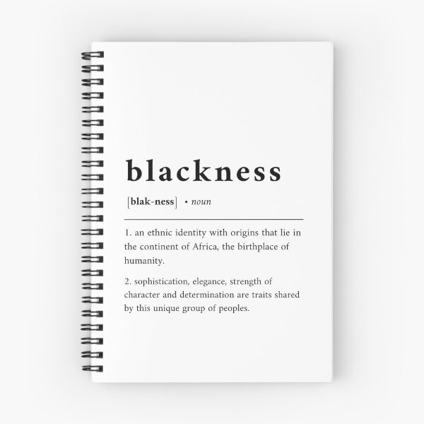 Item preview, Blackness Definition designed and sold by Alberto Dominguez.