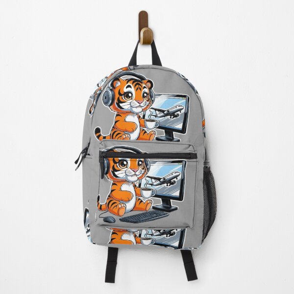 Item preview, Traveling Geek Tiger - Programmer & Coffee designed and sold by All Creative Designer.