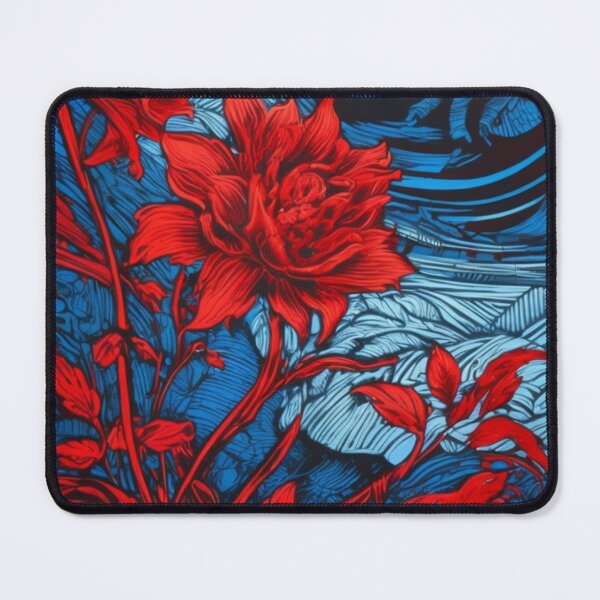 Item preview, Crimson Bloom in a Sapphire Storm designed and sold by KilianSzmid.
