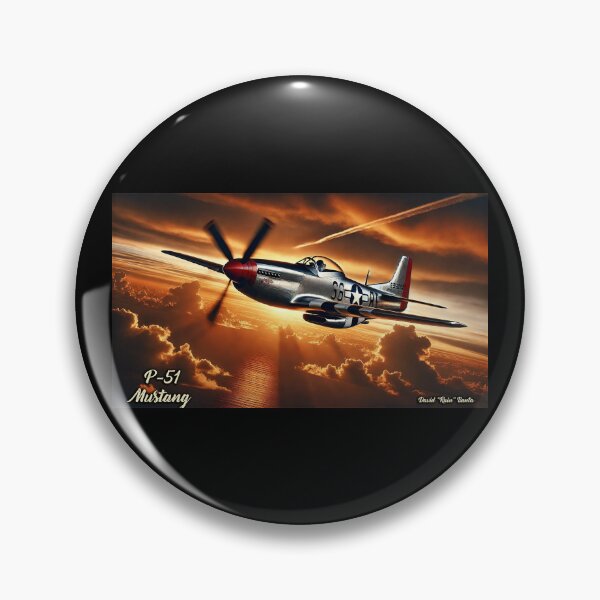 Item preview, P-51 Mustang at Sunset – Twilight Warrior designed and sold by MySheetMusicArt.