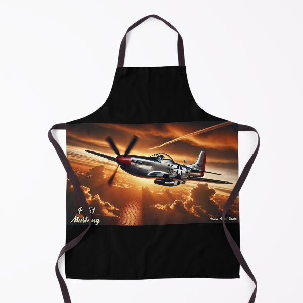 Item preview, P-51 Mustang at Sunset – Twilight Warrior designed and sold by MySheetMusicArt.