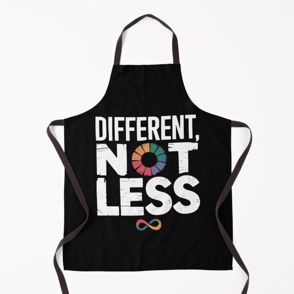 Item preview, Different Not Less Neurodiversity Awareness designed and sold by Taans-Creation.