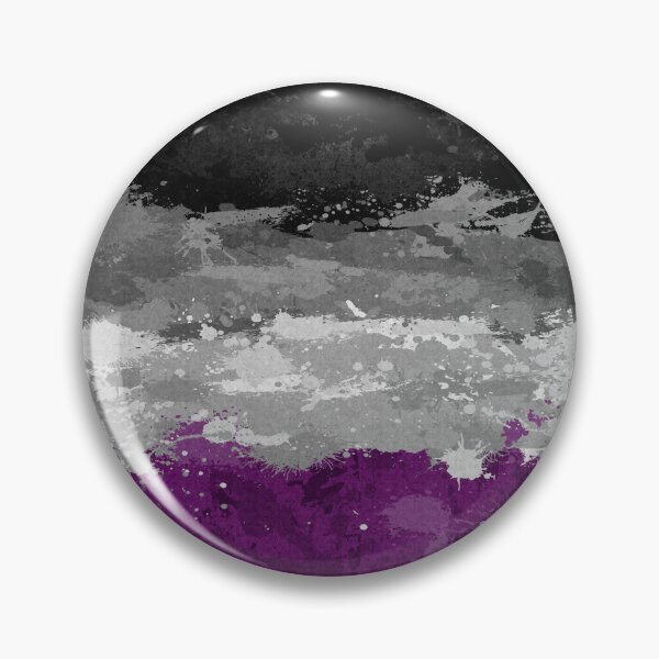 Item preview, Abstract Paint Splatter Asexual Pride Flag Pattern designed and sold by LiveLoudGraphic.