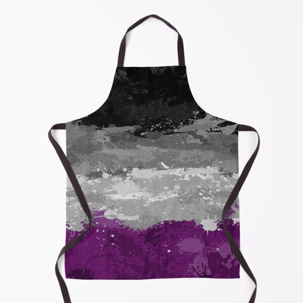 Item preview, Abstract Paint Splatter Asexual Pride Flag Pattern designed and sold by LiveLoudGraphic.