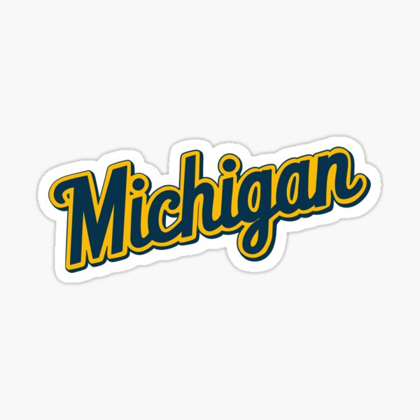 Item preview, University of Michigan logo classic T-shirt designed and sold by Dospart.