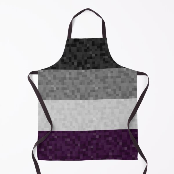 Item preview, Seamless Repeating Asexual Pride Pixel Flag Background designed and sold by LiveLoudGraphic.