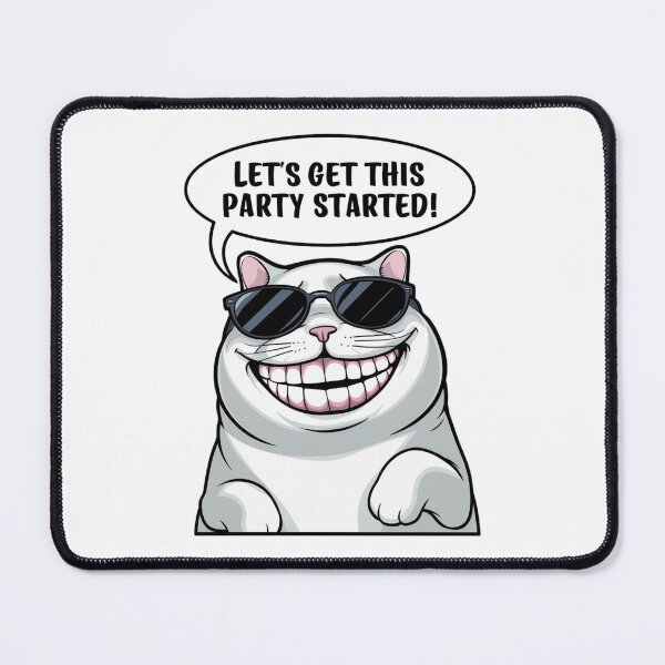 Item preview, Cool Party Cat – Funny Meme Design designed and sold by BaisaStudio.