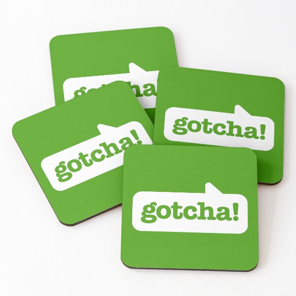 Item preview, Gotcha! (Fill - Dark) designed and sold by Justin Ellis.