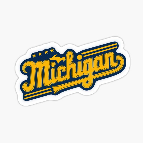 Item preview, University of Michigan logo classic T-shirt designed and sold by Dospart.