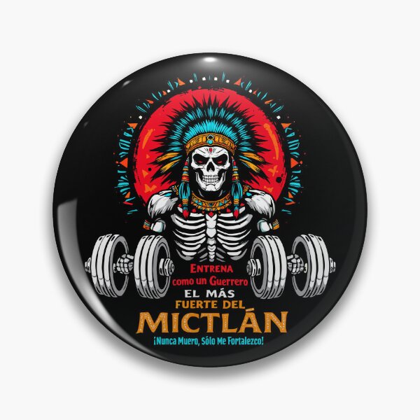 Item preview, El Más Fuerte del Mictlán – Aztec Warrior Gym Power designed and sold by BeamiCreations.