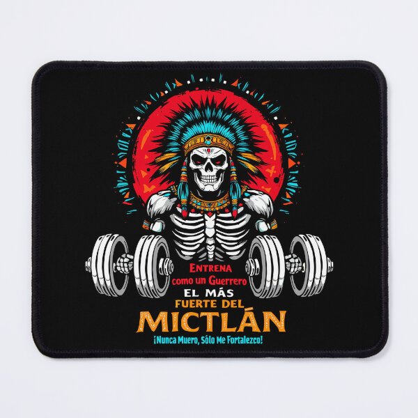 Item preview, El Más Fuerte del Mictlán – Aztec Warrior Gym Power designed and sold by BeamiCreations.