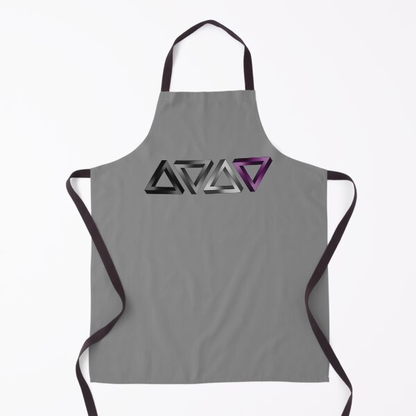 Item preview, Asexual Pride Flag Colored Twisted Triangles Optical Illusions designed and sold by LiveLoudGraphic.
