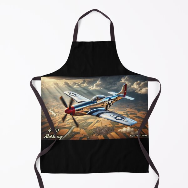 Item preview, P-51 Mustang Over Europe – WWII Tribute designed and sold by MySheetMusicArt.
