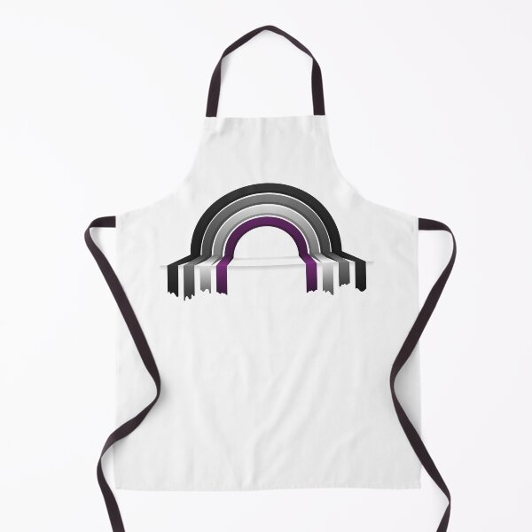 Item preview, Asexual Pride Flag 3D Drip Rainbow Design designed and sold by LiveLoudGraphic.