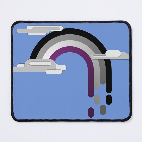 Item preview, Asexual Pride Flag Minimalist Drip Rainbow Design designed and sold by LiveLoudGraphic.