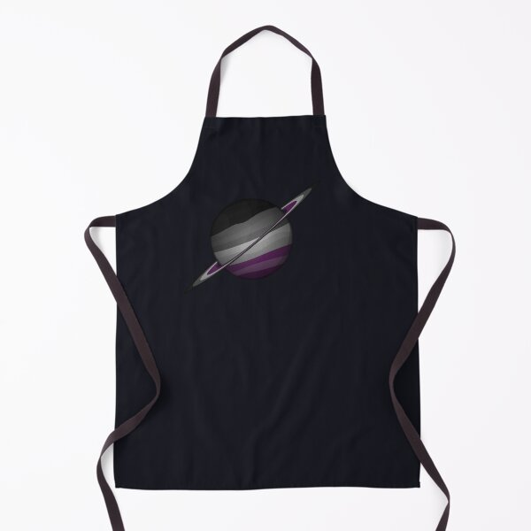 Item preview, Planet and Rings in Asexual Pride Flag Colors designed and sold by LiveLoudGraphic.