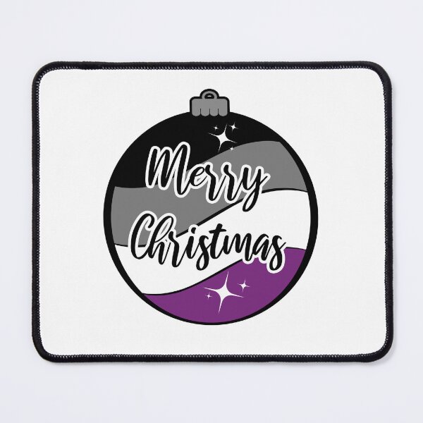 Item preview, Christmas Ornament in Asexual Pride Flag Colors designed and sold by LiveLoudGraphic.