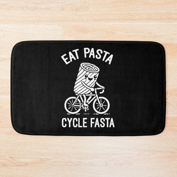 Item preview, Eat Pasta Cycle Fasta – Cute Funny Pasta Biker Cyclist designed and sold by chantastical.