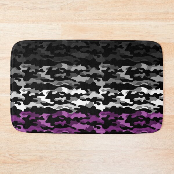 Item preview, Seamless Repeating Camouflage Textured Asexual Pride Flag Pattern designed and sold by LiveLoudGraphic.