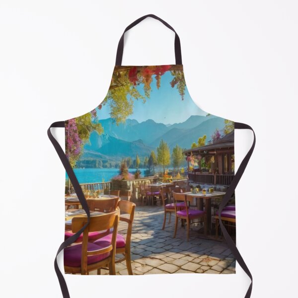 Artikelvorschau, A Dreamlike Escape The Beautiful Restaurant by the Lake entworfen und verkauft von BlareBlare.