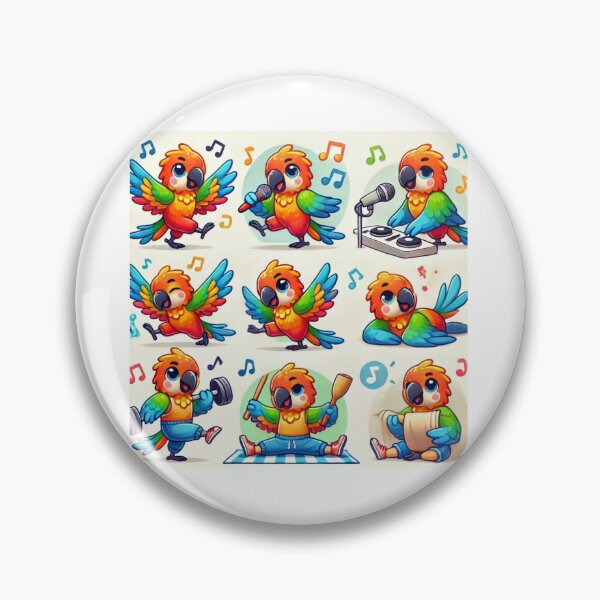 Item preview, Colorful Parrot in Fun designed and sold by Winnercreative.