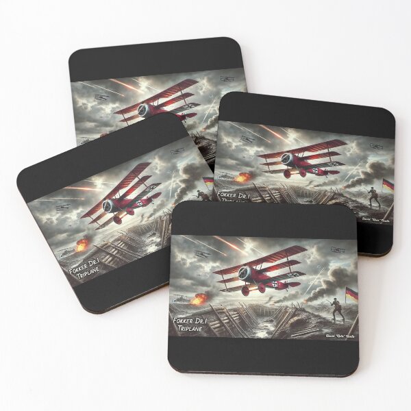 Item preview, Red Baron’s Run – Fokker Dr.I Over the Trenches designed and sold by MySheetMusicArt.
