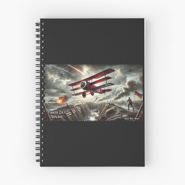 Item preview, Red Baron’s Run – Fokker Dr.I Over the Trenches designed and sold by MySheetMusicArt.