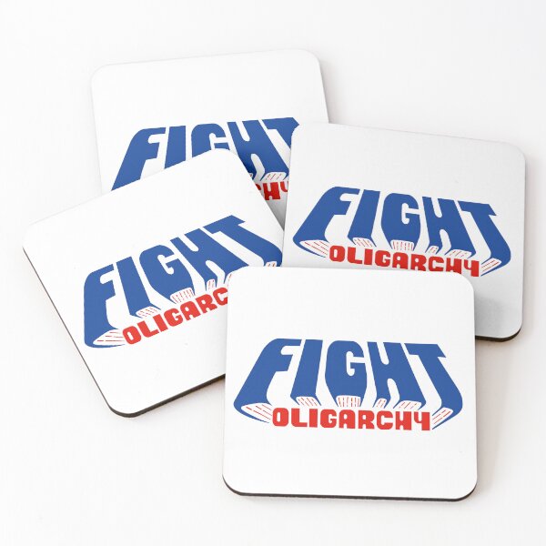 Item preview, FIGHT THE OLIGARCHY TOUR SHURT STICKER POSTER designed and sold by aydapadi.