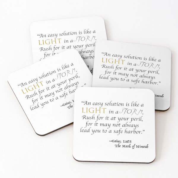 Item preview, Gaius Merlin quote designed and sold by kay-roswell01.