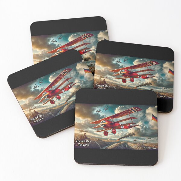 Item preview, Fokker Dr.I – The Red Baron’s Fury designed and sold by MySheetMusicArt.