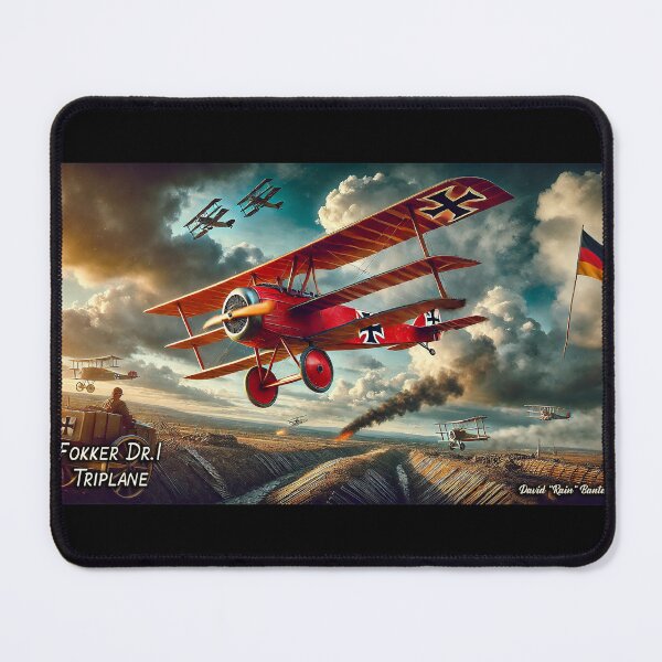 Item preview, Fokker Dr.I – The Red Baron’s Fury designed and sold by MySheetMusicArt.