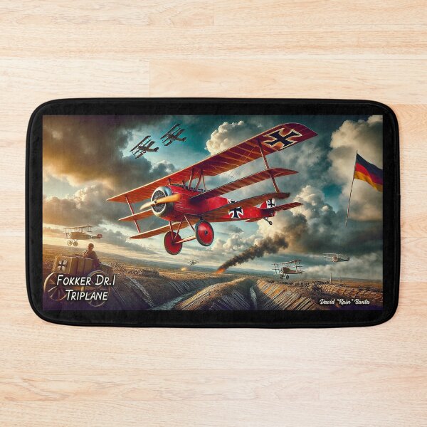 Item preview, Fokker Dr.I – The Red Baron’s Fury designed and sold by MySheetMusicArt.