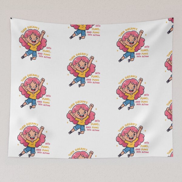 Item preview, Girl Power! Dreams Plans Action designed and sold by VaniCoDesigns.