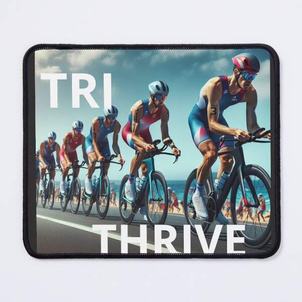 Item preview, TRI THRIVE – Triathlon Motivation Design designed and sold by Triathlongram.
